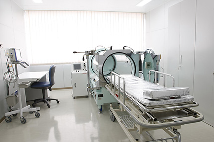 高気圧酸素治療室の写真